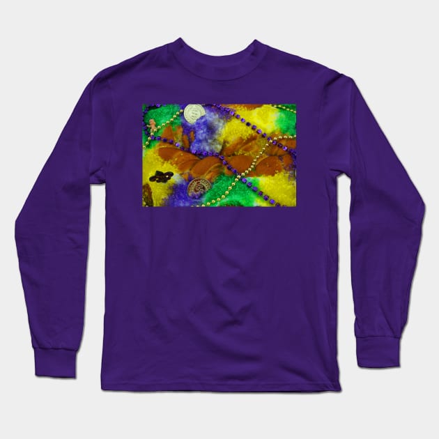 King Cake Photograph Long Sleeve T-Shirt by bumblefuzzies